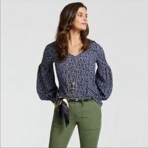 Cabi Te Amo love Balloon sleeve Blouse Medium